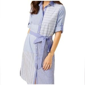 J. McLaughlin Miranda Multi Belted Shirtdress